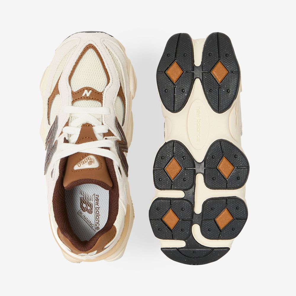 New Balance 9060 - Ecru/marron