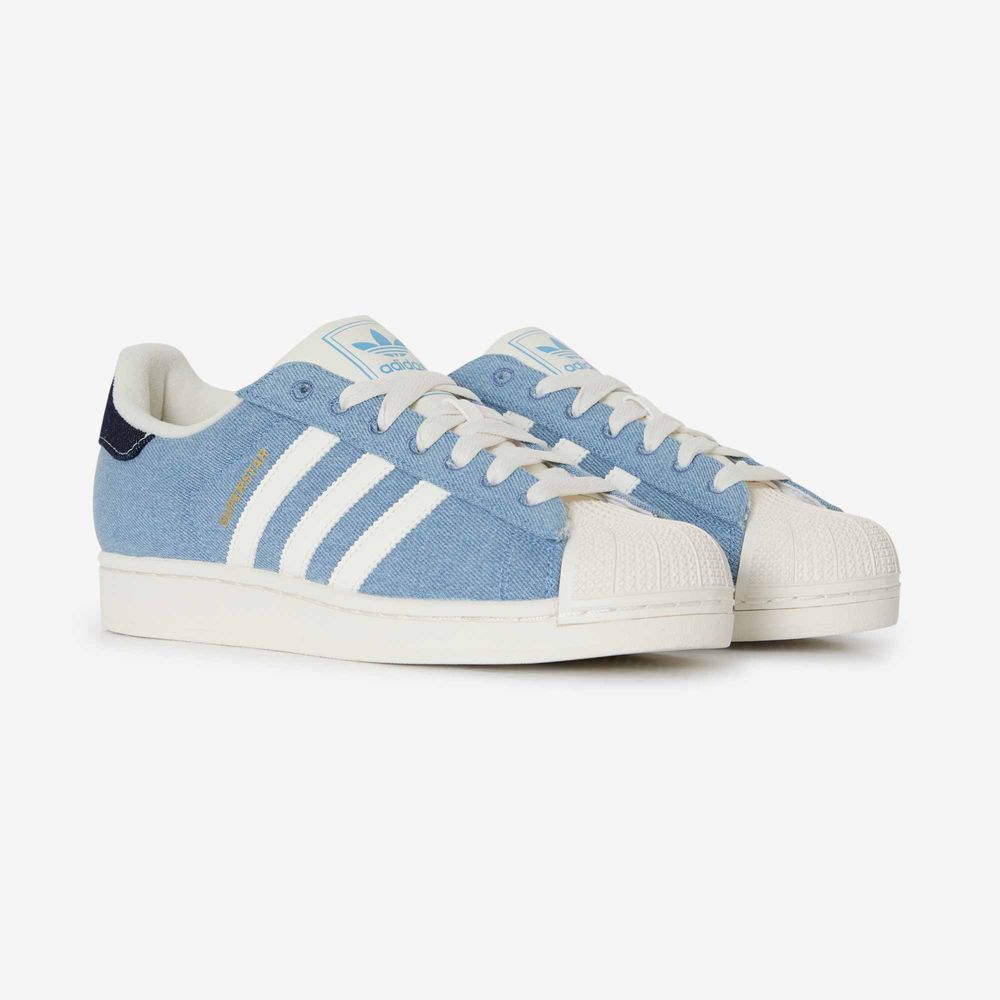 Adidas Originals Superstar II Denim - Bleu Ciel/beige