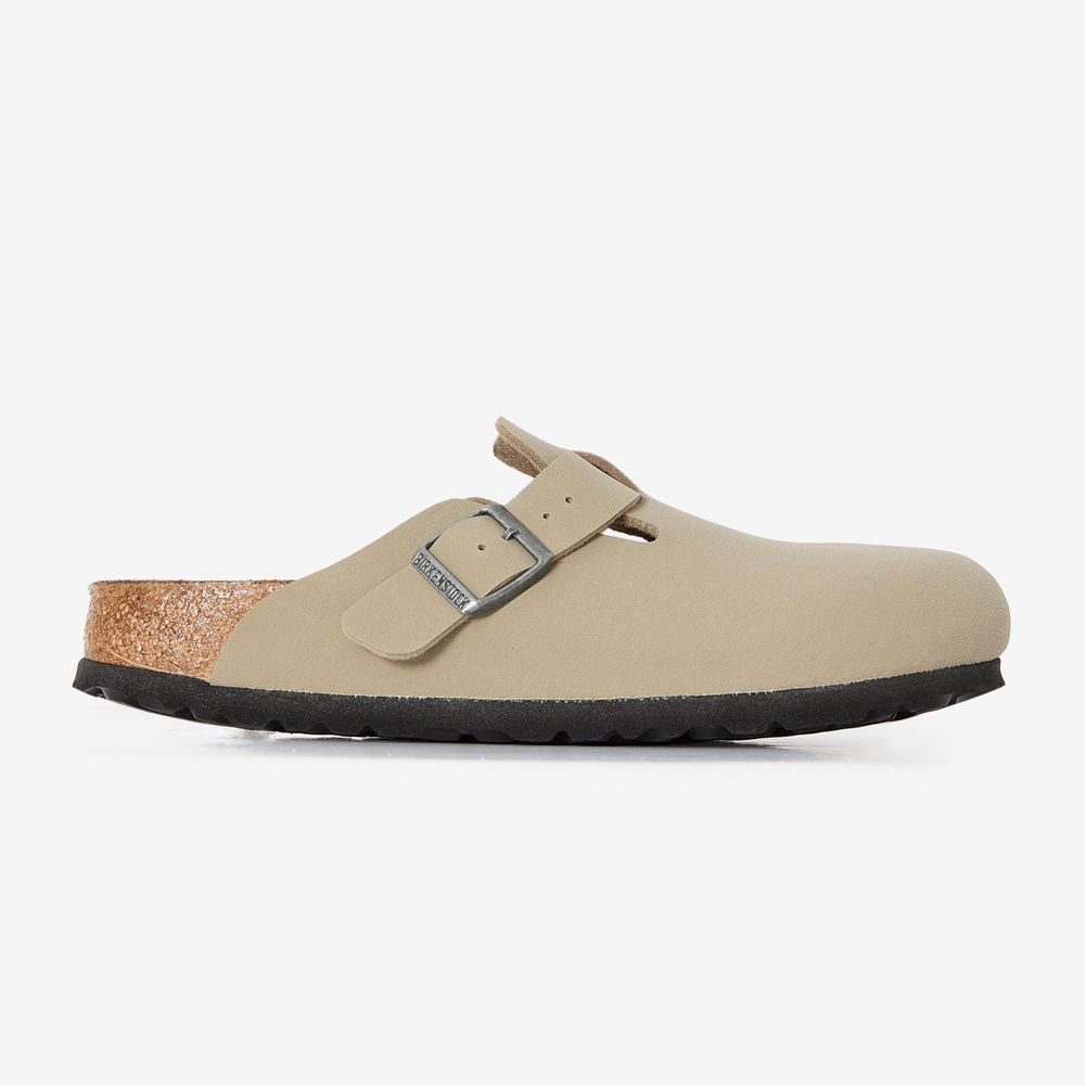 Birkenstock Boston Birkoflor Faded Khaki - Kaki