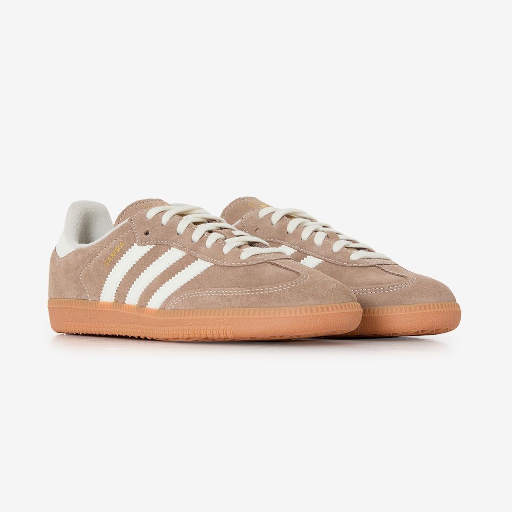 Adidas Originals Samba OG Suede Jewel - Marron/blanc