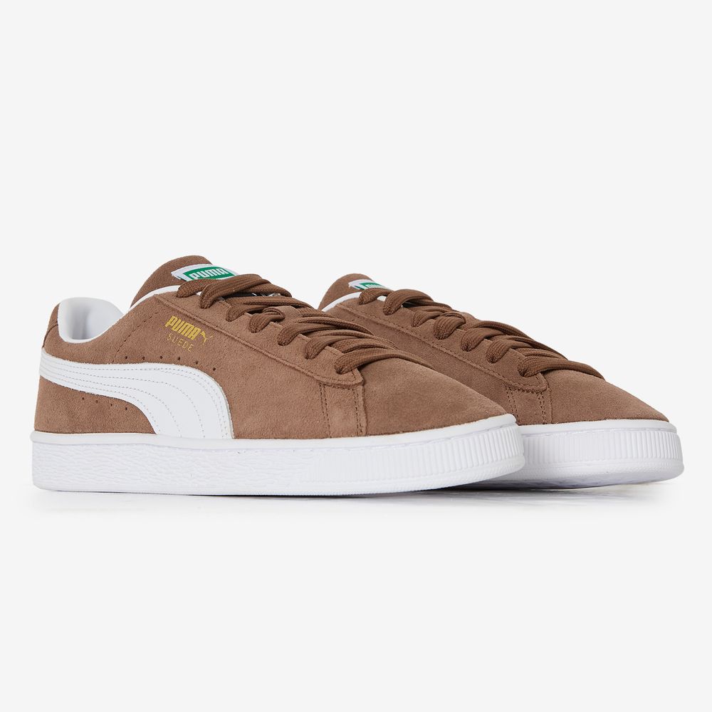 Puma Suede - Marron/blanc