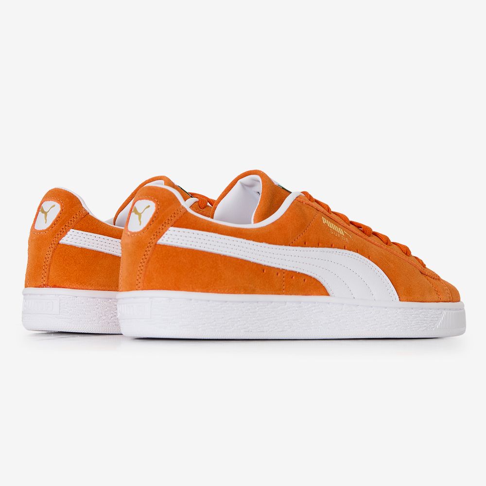 Puma Suede - Orange/blanc
