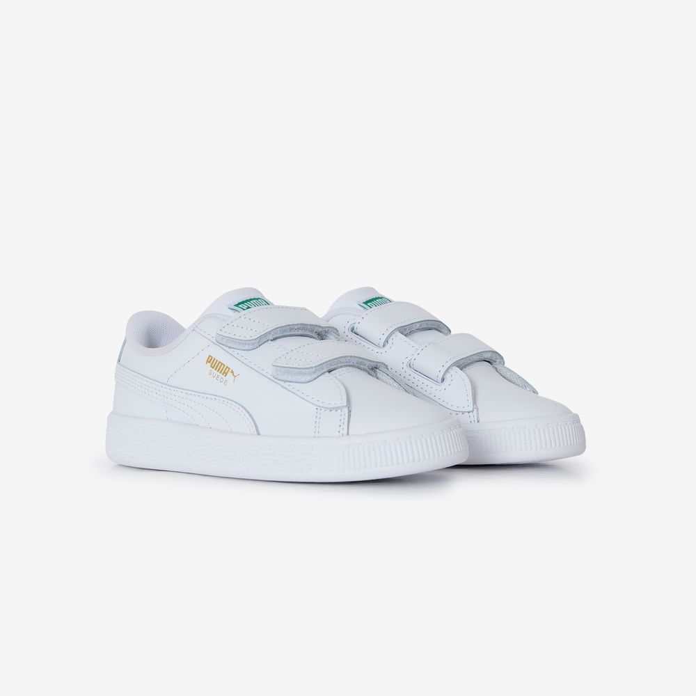 Puma Suede Leather Cf - Blanc
