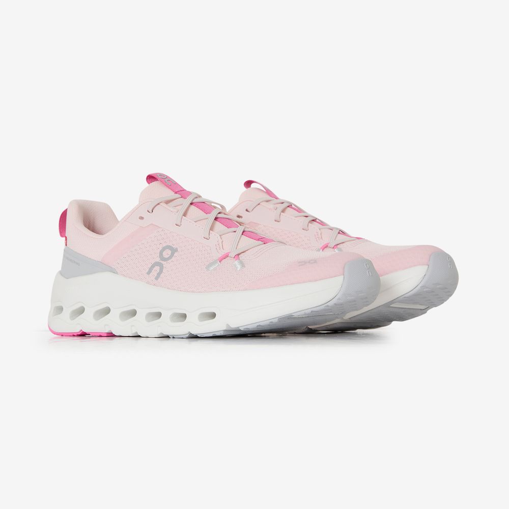 On Running Cloudleap - Rose/blanc