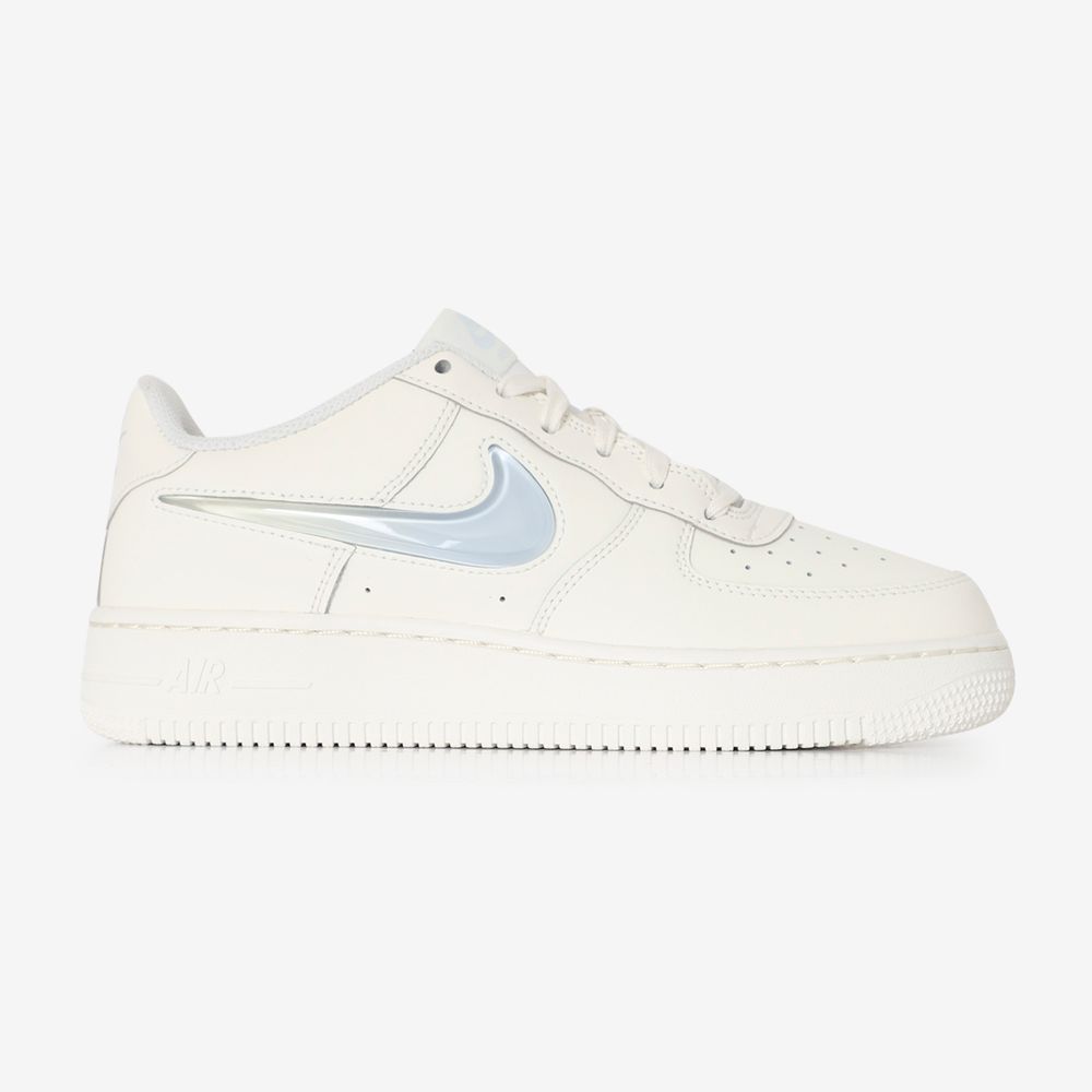 Nike Air Force 1 Low Jelly Swoosh - Beige/bleu