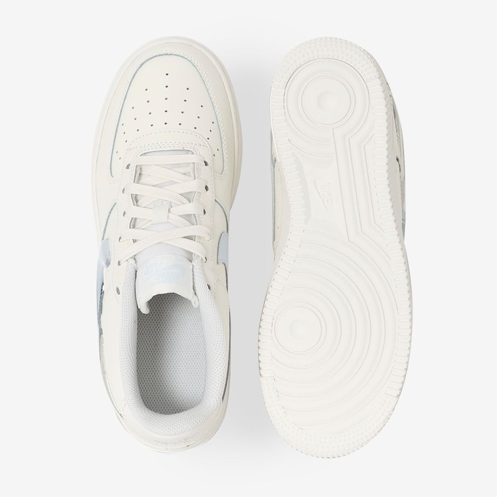 Nike Air Force 1 Low Jelly Swoosh - Beige/bleu