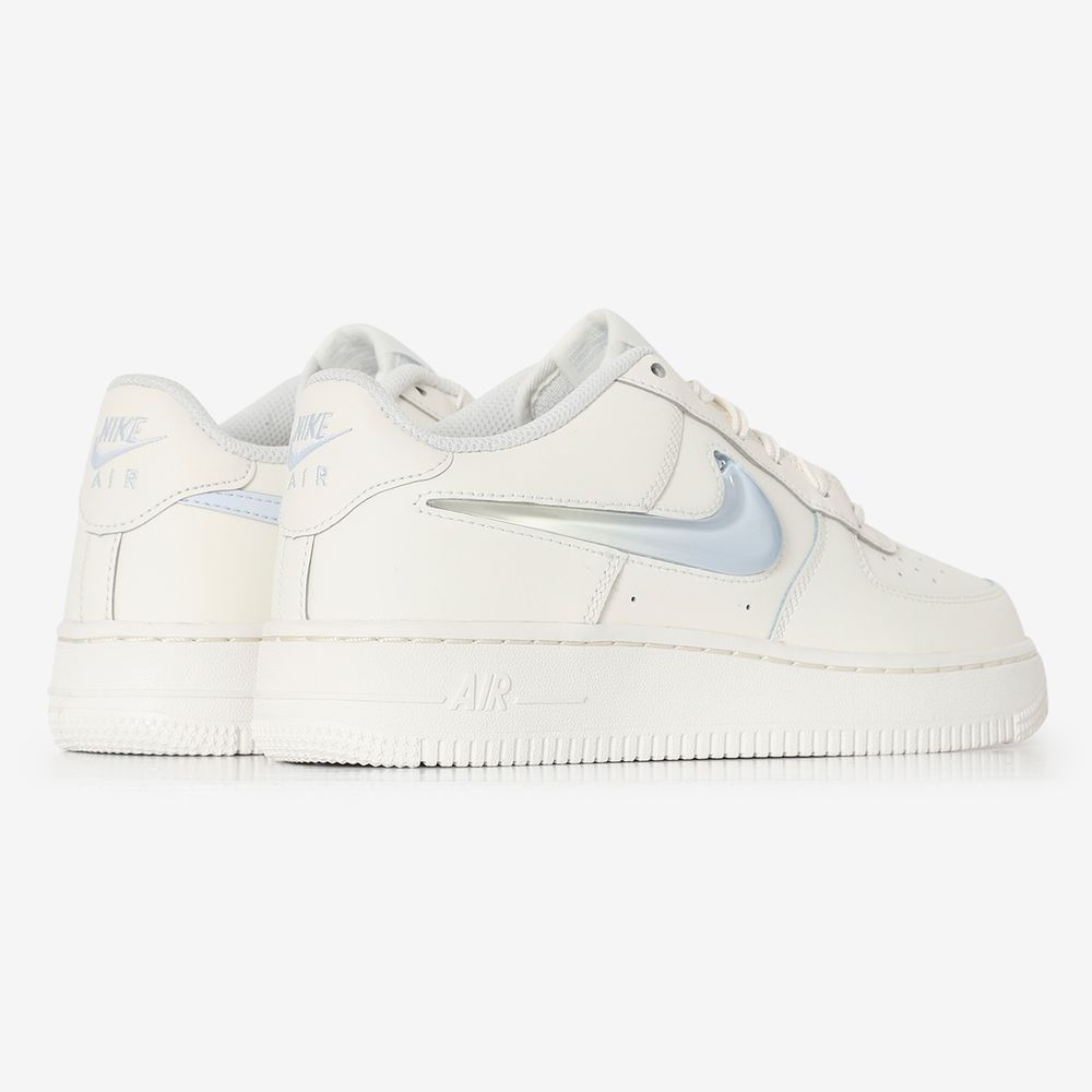 Nike Air Force 1 Low Jelly Swoosh - Beige/bleu