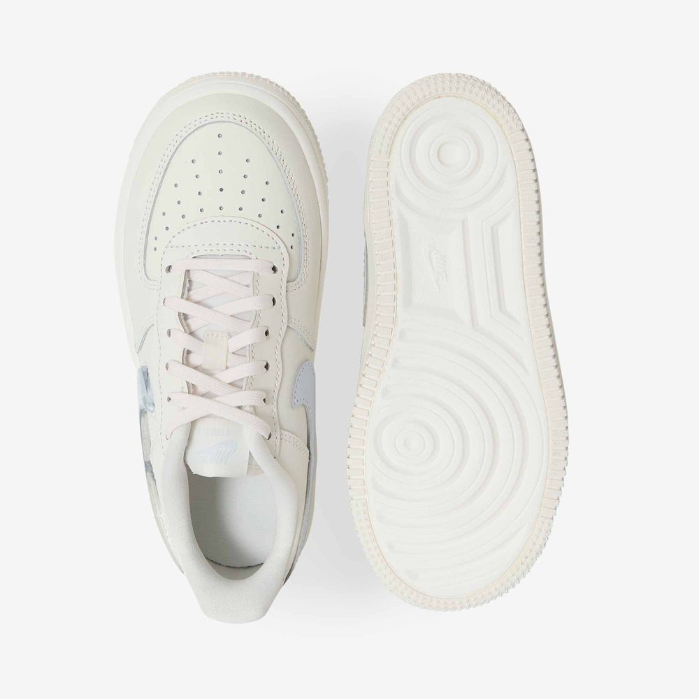 Nike Air Force 1 Low Jelly Swoosh - Beige/bleu