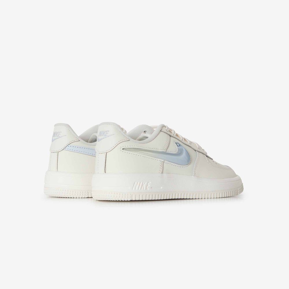 Nike Air Force 1 Low Jelly Swoosh - Beige/bleu