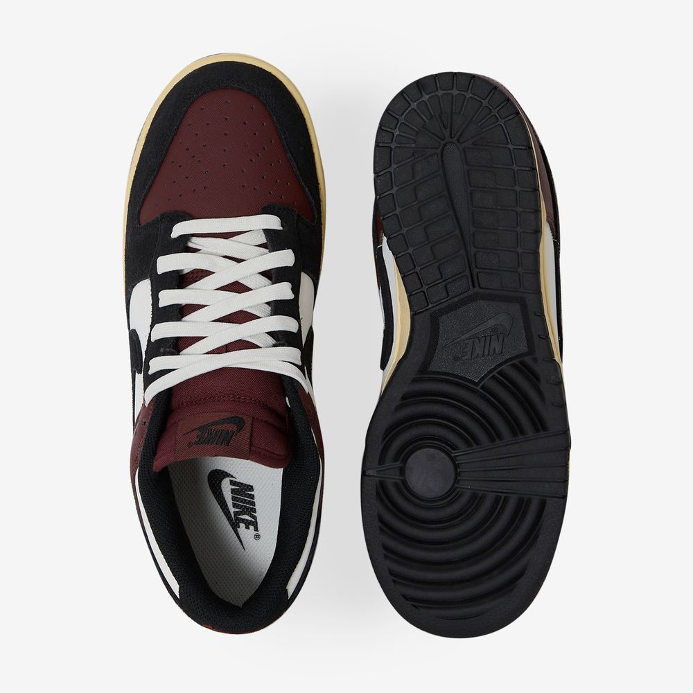 Nike Dunk Low - Blanc/noir/bordeaux