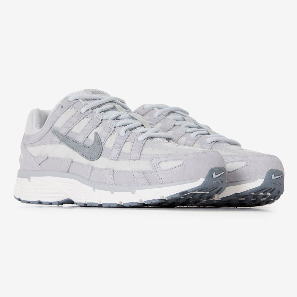 Nike P-6000 Suede - Gris/blanc