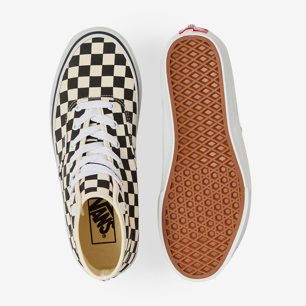 Vans Authentic Hi 2.0 Checkerboard - Blanc/noir