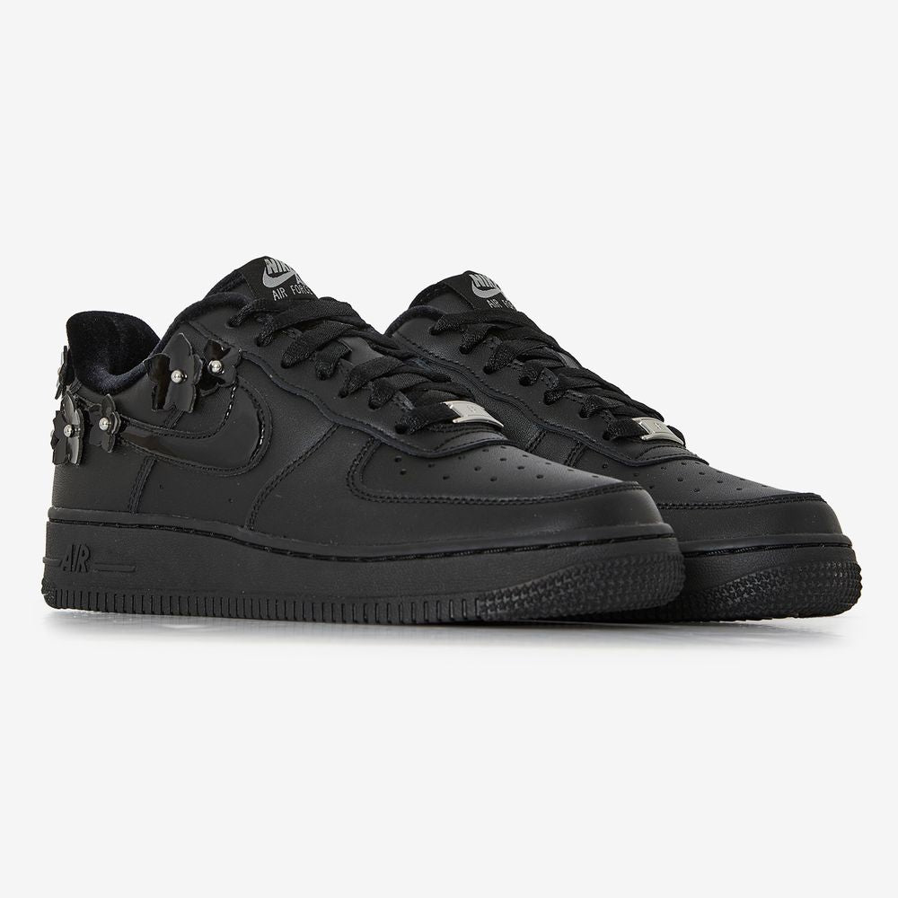 Nike Air Force 1 Low Florette - Noir/argent