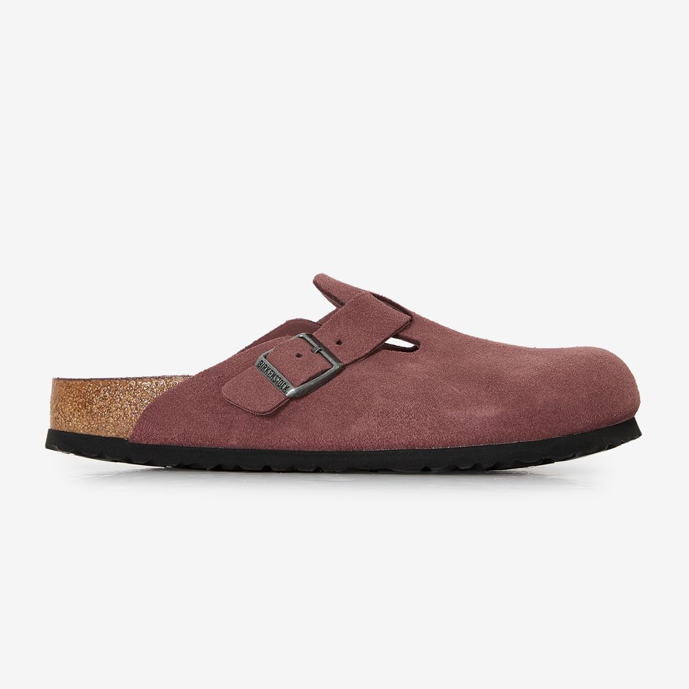 Birkenstock Boston Suede Pepper - Violet