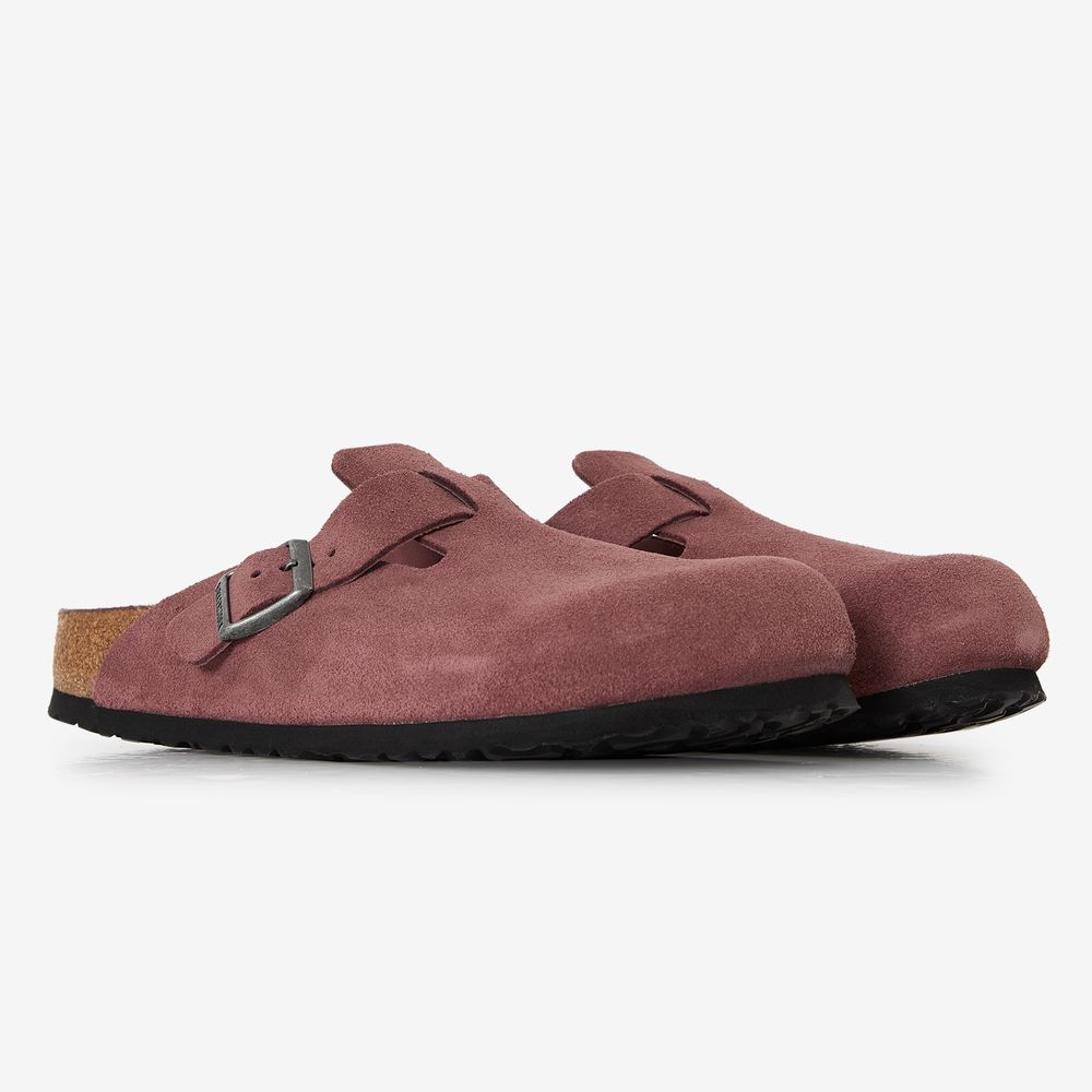 Birkenstock Boston Suede Pepper - Violet
