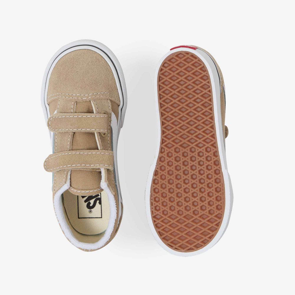 Vans Old Skool V - Beige/blanc