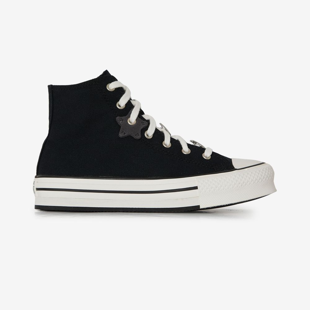 Converse Chuck Taylor Eva Lift Hi - Noir/blanc