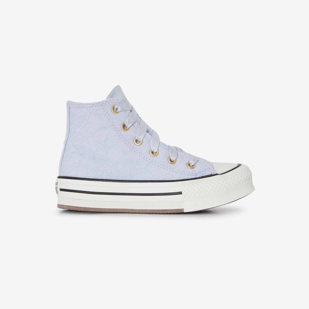 Converse Chuck Taylor Eva Lift Hi Lace - Bleu/blanc