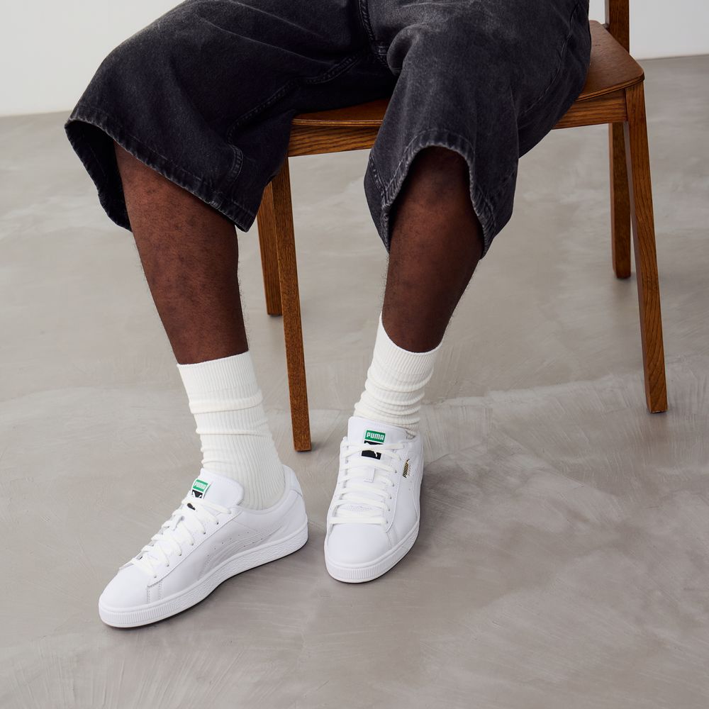 Puma Suede Leather - Blanc