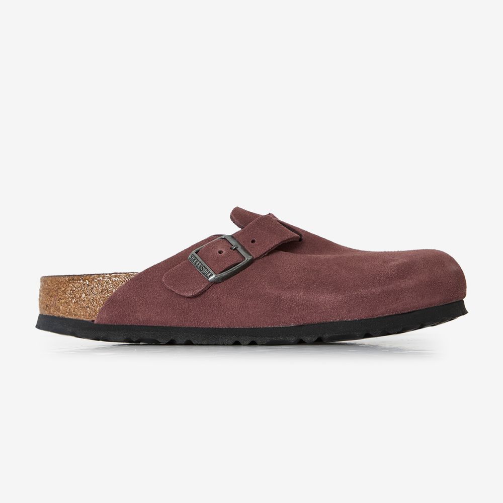 Birkenstock Boston Suede Pepper - Violet