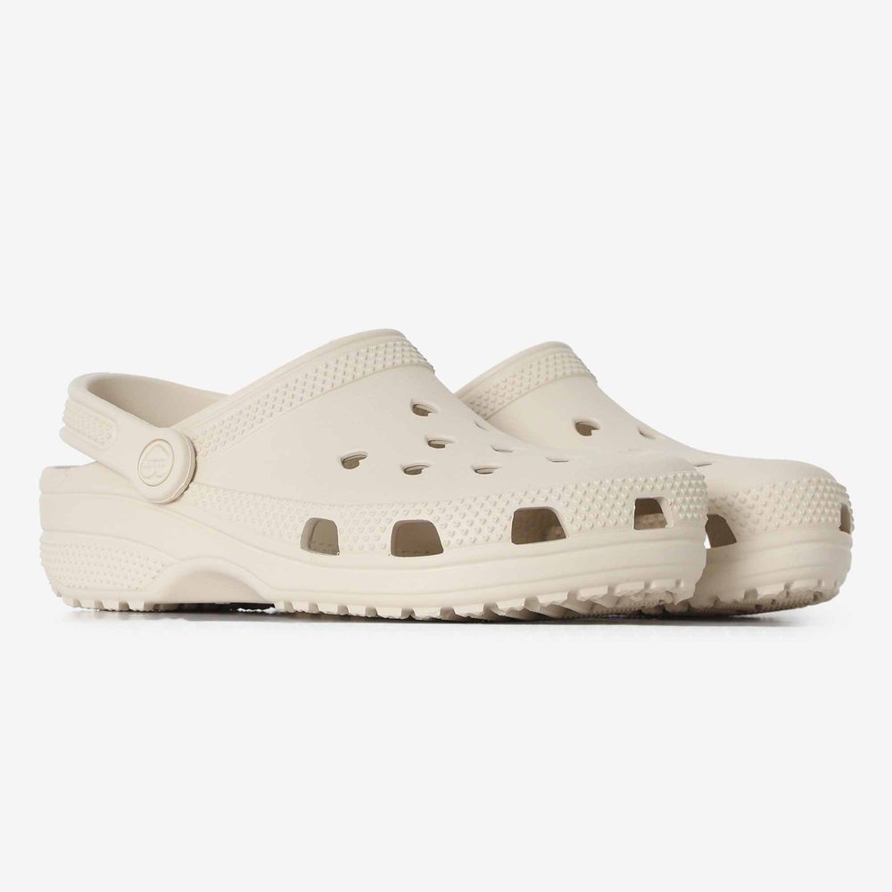 Crocs Classic Hearts Cut Out Clog - Beige