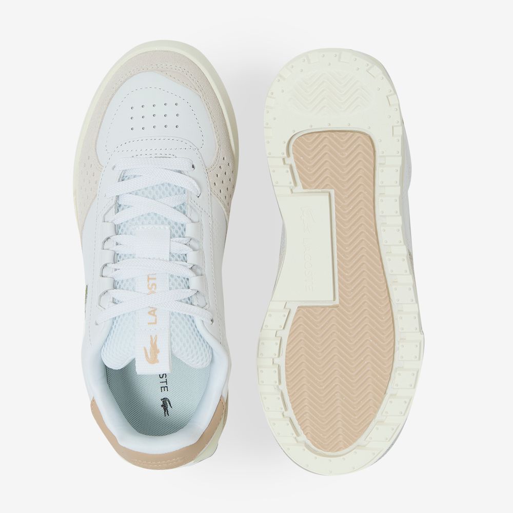Lacoste Slam Break - Blanc/marron