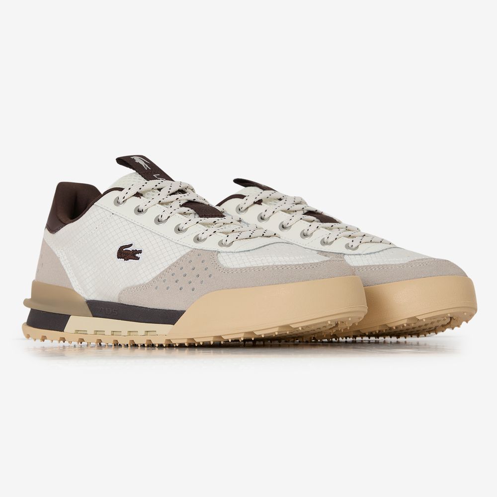 Lacoste Slam Break - Blanc/marron
