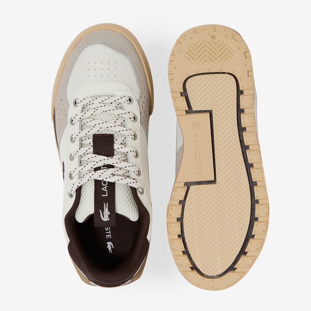 Lacoste Slam Break - Blanc/marron