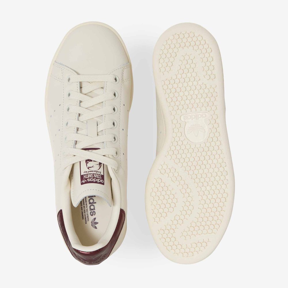 Adidas Originals Stan Smith - Beige/bordeaux