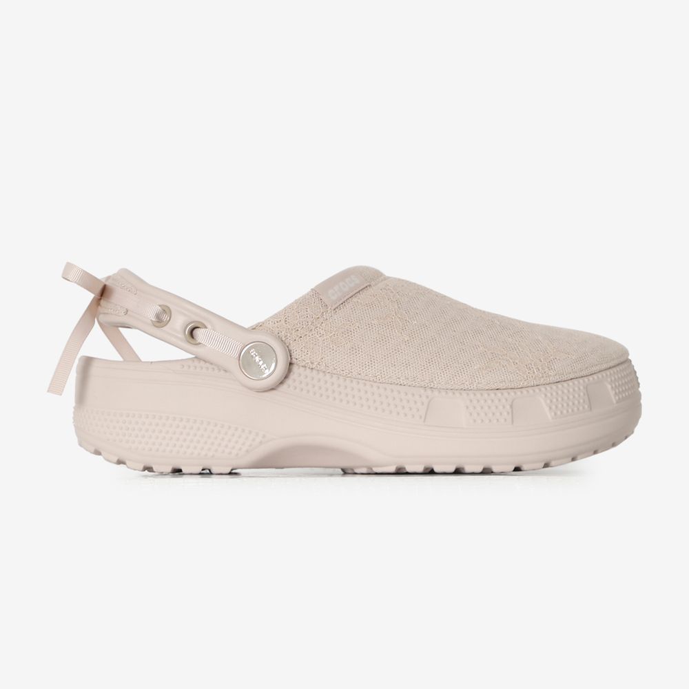 Crocs Classic Crafted Lace Clog - Beige