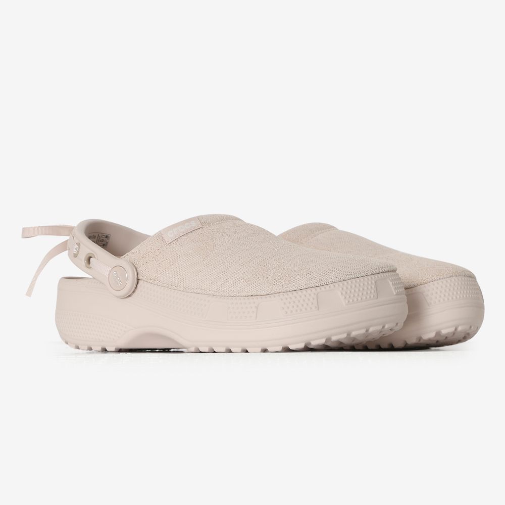 Crocs Classic Crafted Lace Clog - Beige