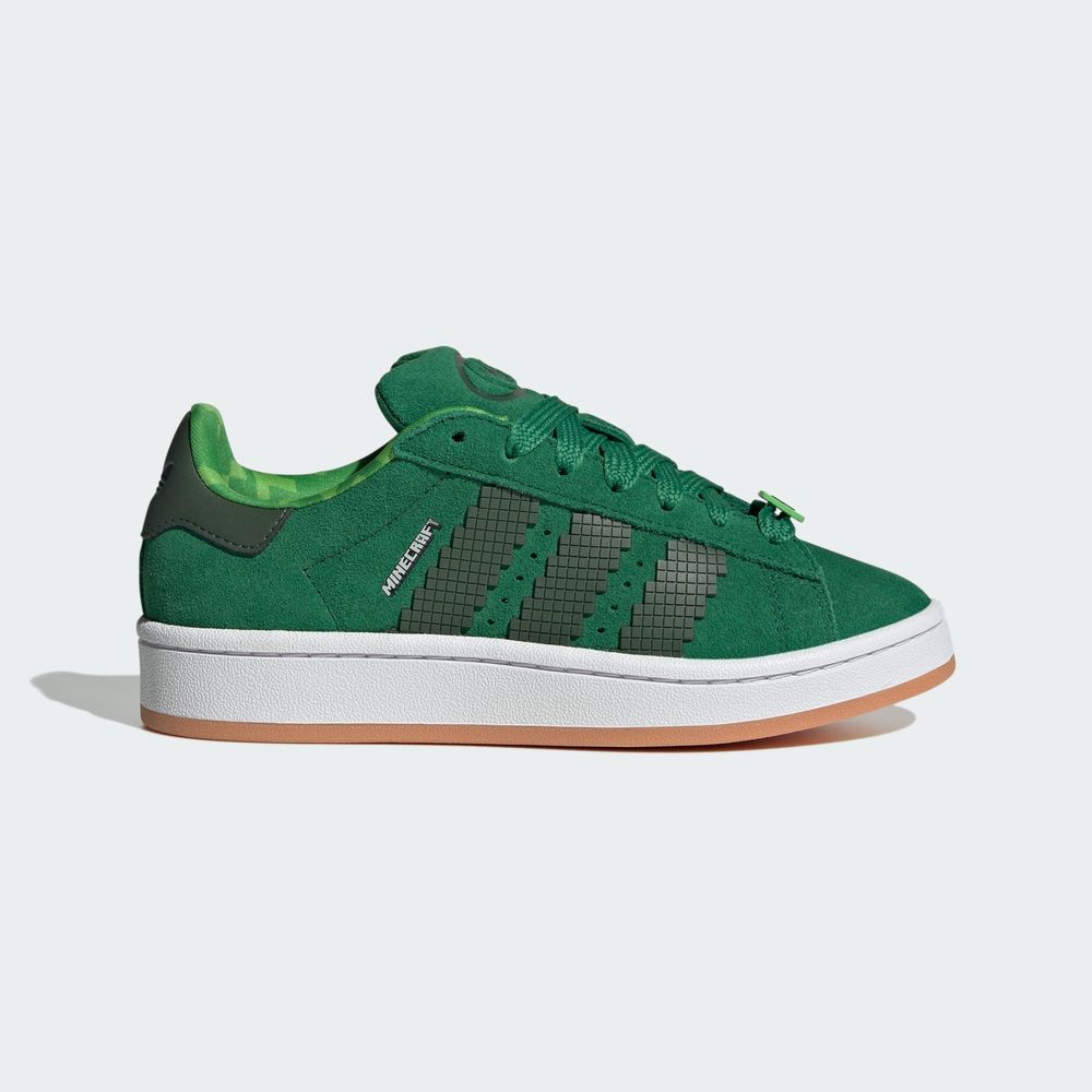 Adidas Originals Chaussure Campus 00S X Minecraft - Green / Core Black / Gum