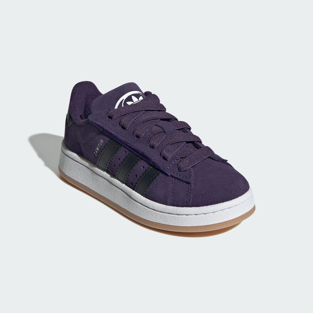 Adidas Originals Chaussure Lacets Élastiques Fermeture Confortable Campus 00S Enfants - Aurora Plum / Core Black / Cloud White