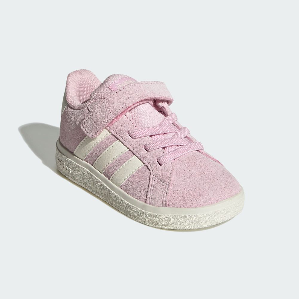 Adidas Sportswear Chaussure Grand Court 2.0 Enfants - Clear Pink / Off White / Gold Metallic
