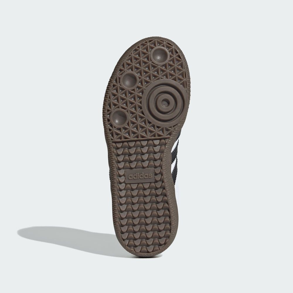 Adidas Originals Chaussure Lacets Élastiques Fermeture Confortable Samba OG Enfants - Cloud White / Core Black / Gum