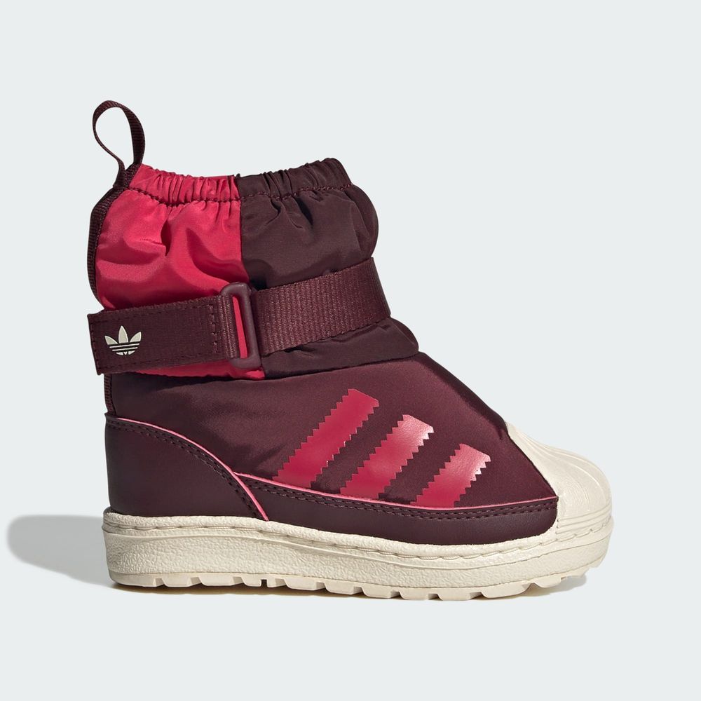 Adidas Originals Botte Superstar 360 Enfants - Maroon / Wonder White / Ruby Red
