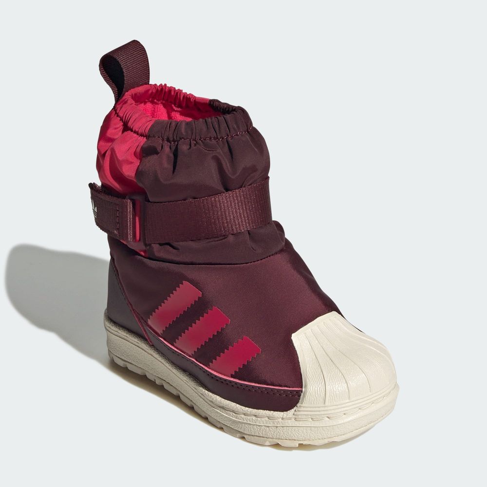 Adidas Originals Botte Superstar 360 Enfants - Maroon / Wonder White / Ruby Red