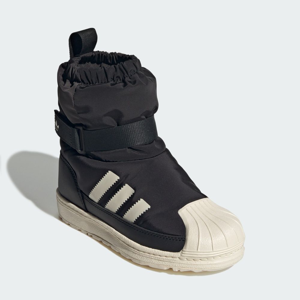 Adidas Originals Botte Hiver Superstar 360 Enfants - Core Black / Wonder White / Carbon