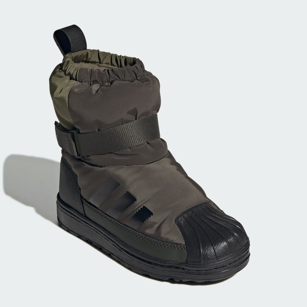 Adidas Originals Botte Hiver Superstar 360 Enfants - Shadow Olive / Core Black / Focus Olive