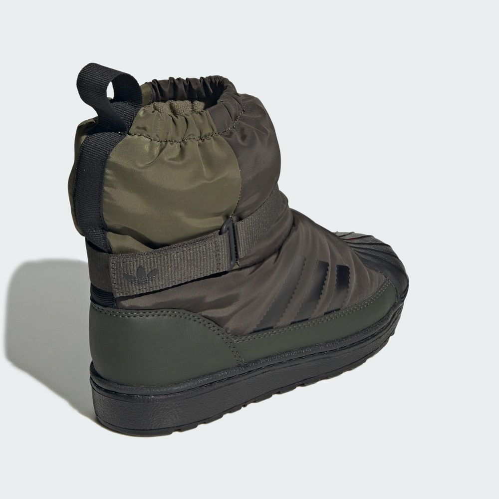 Adidas Originals Botte Hiver Superstar 360 Enfants - Shadow Olive / Core Black / Focus Olive