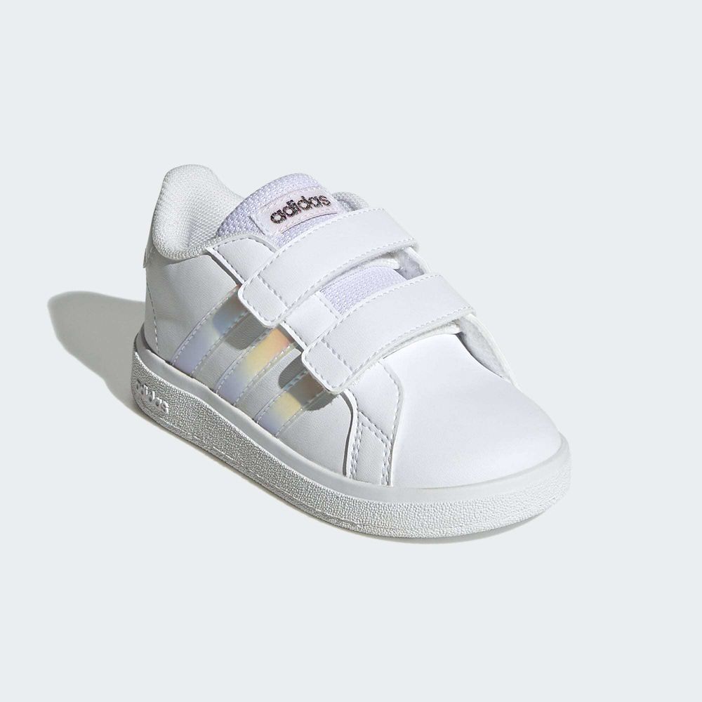 Adidas Sportswear Chaussure À Scratch Grand Court Lifestyle Court - Cloud White / Iridescent / Cloud White