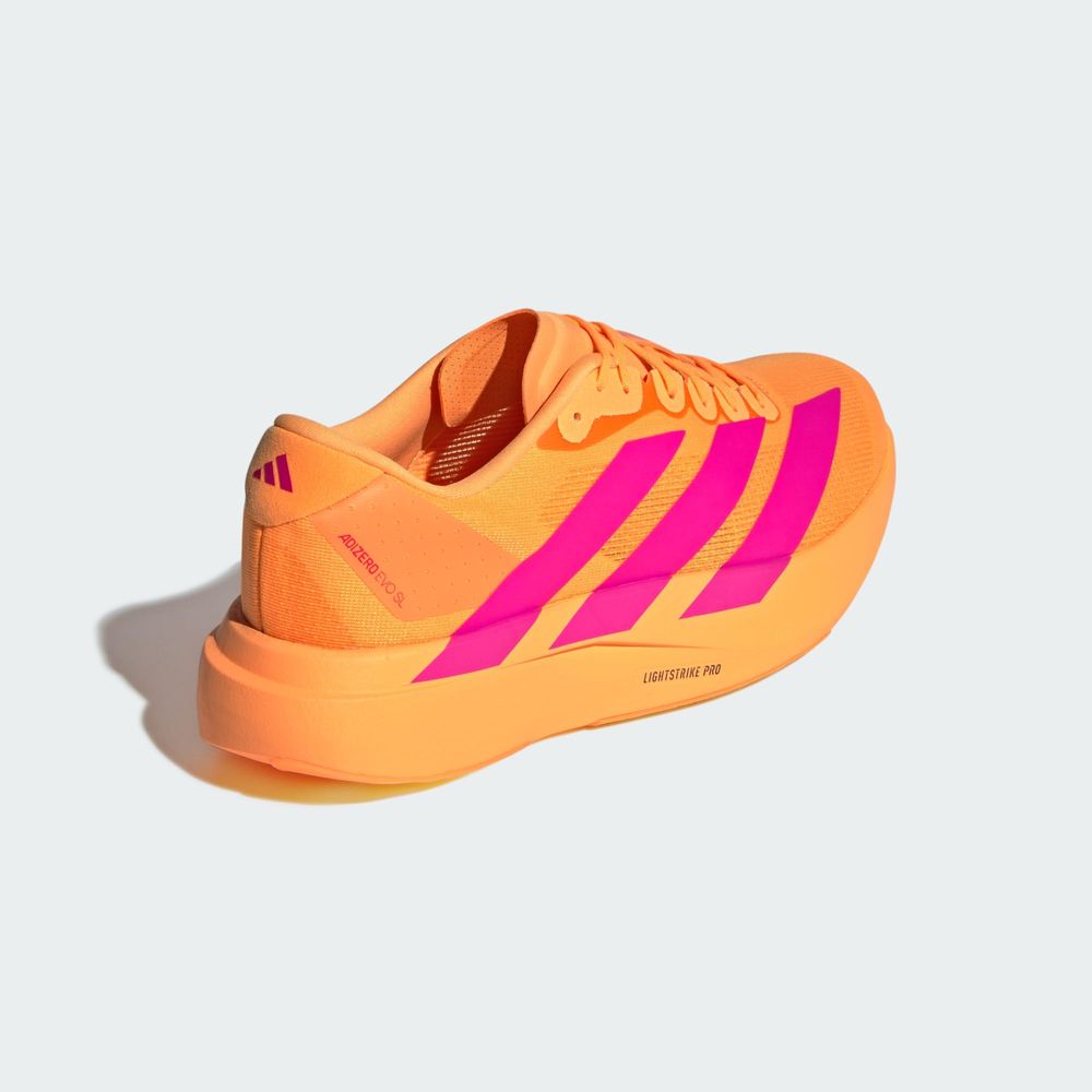 Adidas Performance Chaussure Adizero Evo Sl - Flash Orange / Shock Pink / Iron Metallic