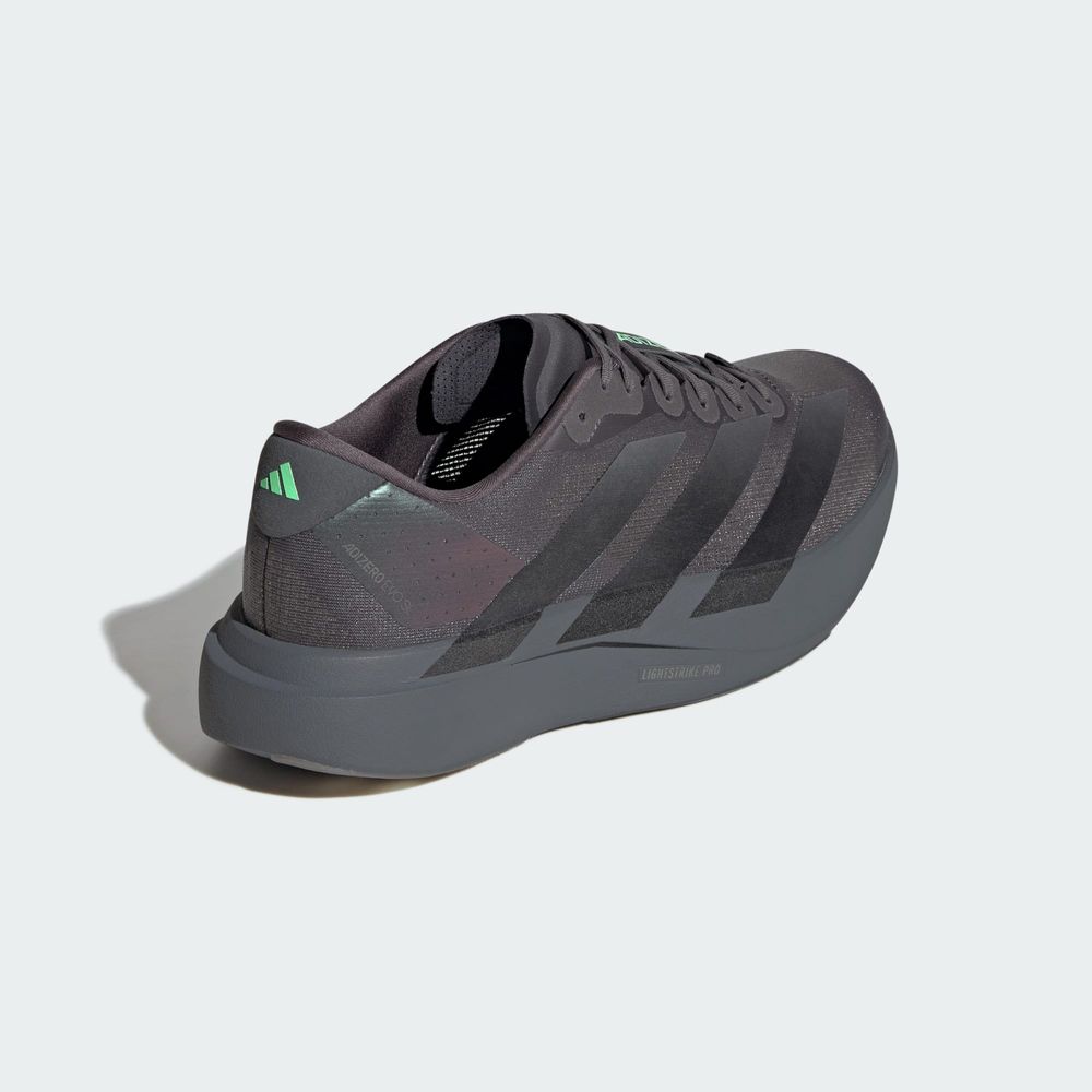 Adidas Performance Chaussure Adizero Evo Sl - Grey Five / Core Black / Lime Burst
