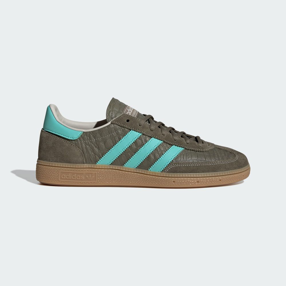 Adidas Originals Chaussures Handball Spezial - Olive Strata / Acid Mint / Gum