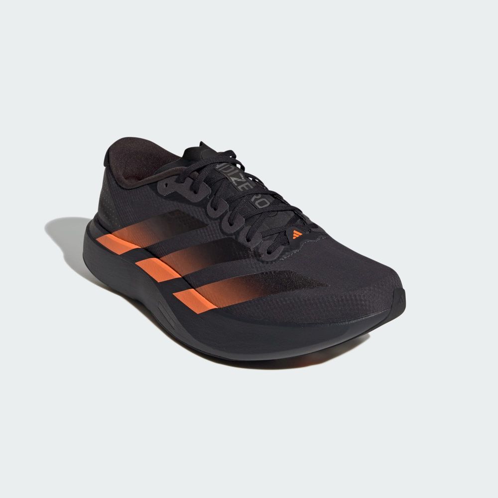 Adidas Performance Chaussure Adizero Evo Sl - Carbon / Core Black / Lucid Orange