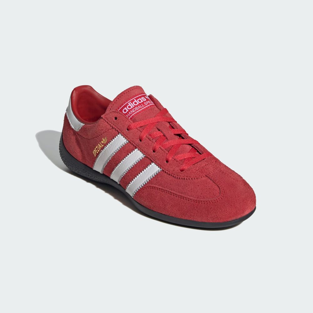 Adidas Originals Chaussure Handball Spezial Lo Pro - Better Scarlet / Cloud White / Gold Metallic