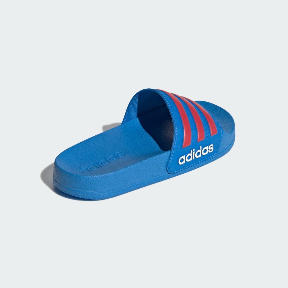 Adidas Sportswear Sandale Adilette Shower - Lucid Ray Blue / Semi Lucid Red / Off White