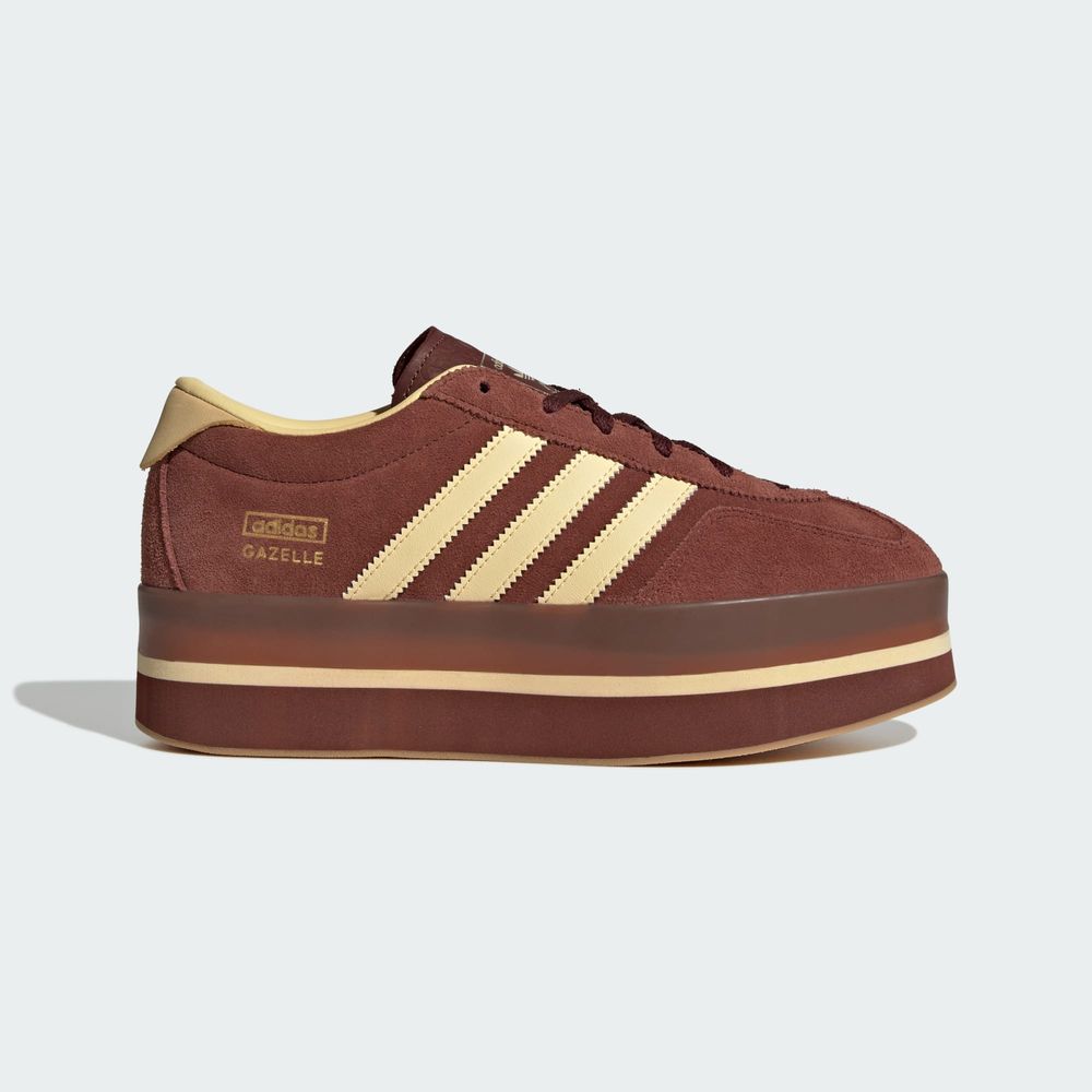 Adidas Originals Chaussure Gazelle Stack - Fox Brown / Orange Tint / Gum