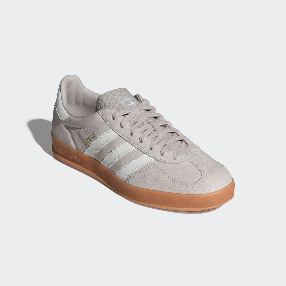 Adidas Originals Chaussure Gazelle Indoor - Chalk Pearl / Core White / Gum