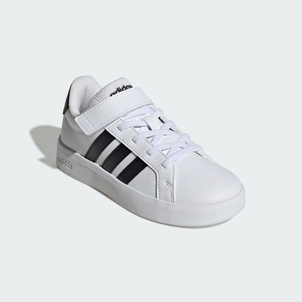 Adidas Sportswear Chaussure Grand Court 3.0 Enfants - Cloud White / Core Black / Cloud White